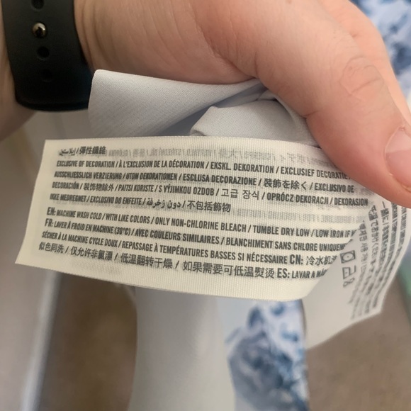 Abercrombie & Fitch NWT Camille Tie-Back Gown Maxi - Light Blue Floral - XLP - Picture 10 of 14